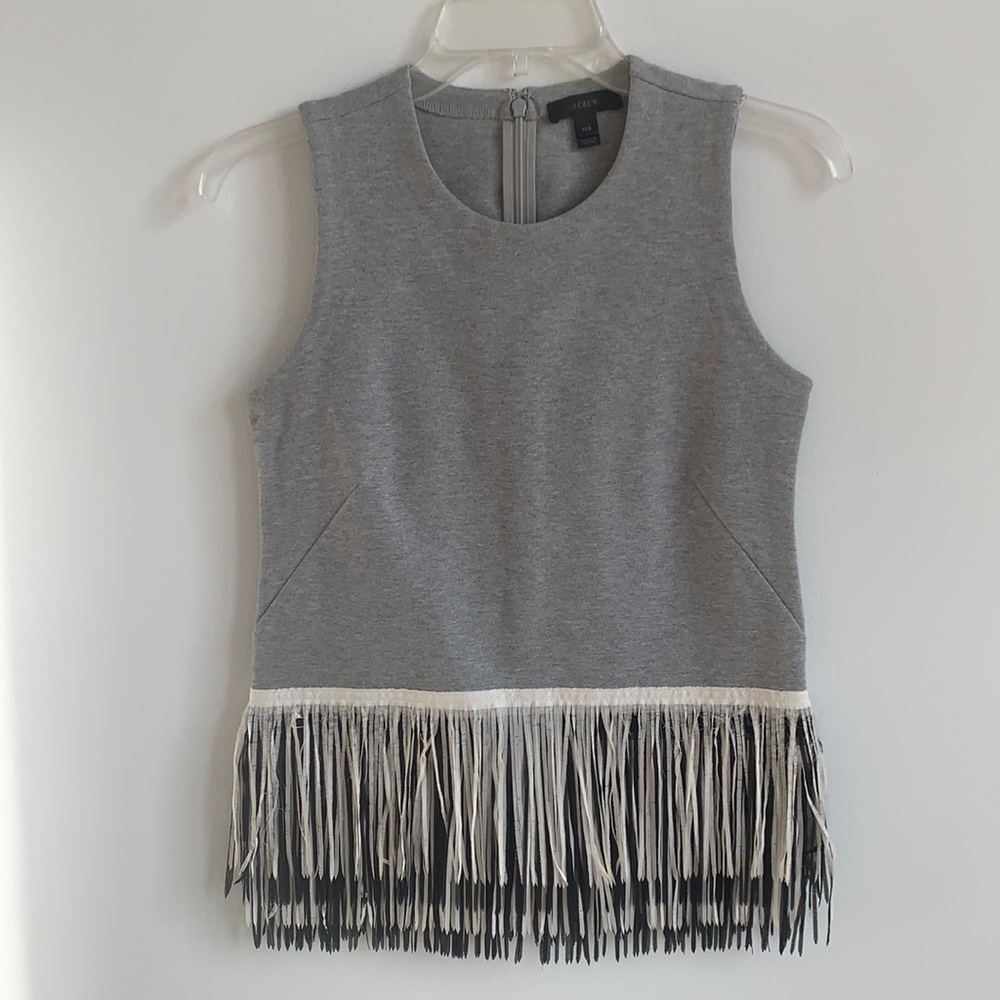 Jcrew fringe top
